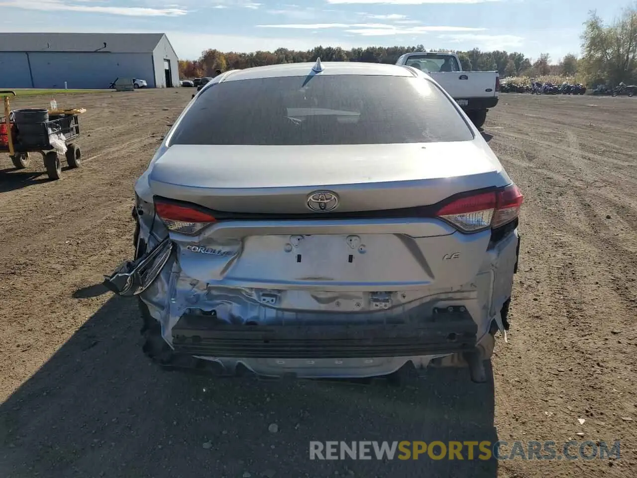 6 Photograph of a damaged car 5YFEPMAE8MP201286 TOYOTA COROLLA 2021
