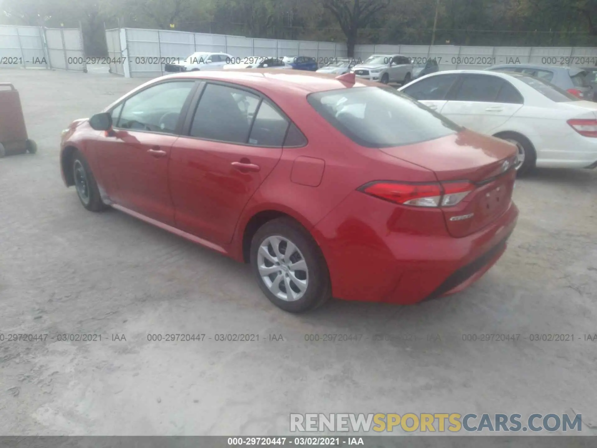 3 Photograph of a damaged car 5YFEPMAE8MP202616 TOYOTA COROLLA 2021