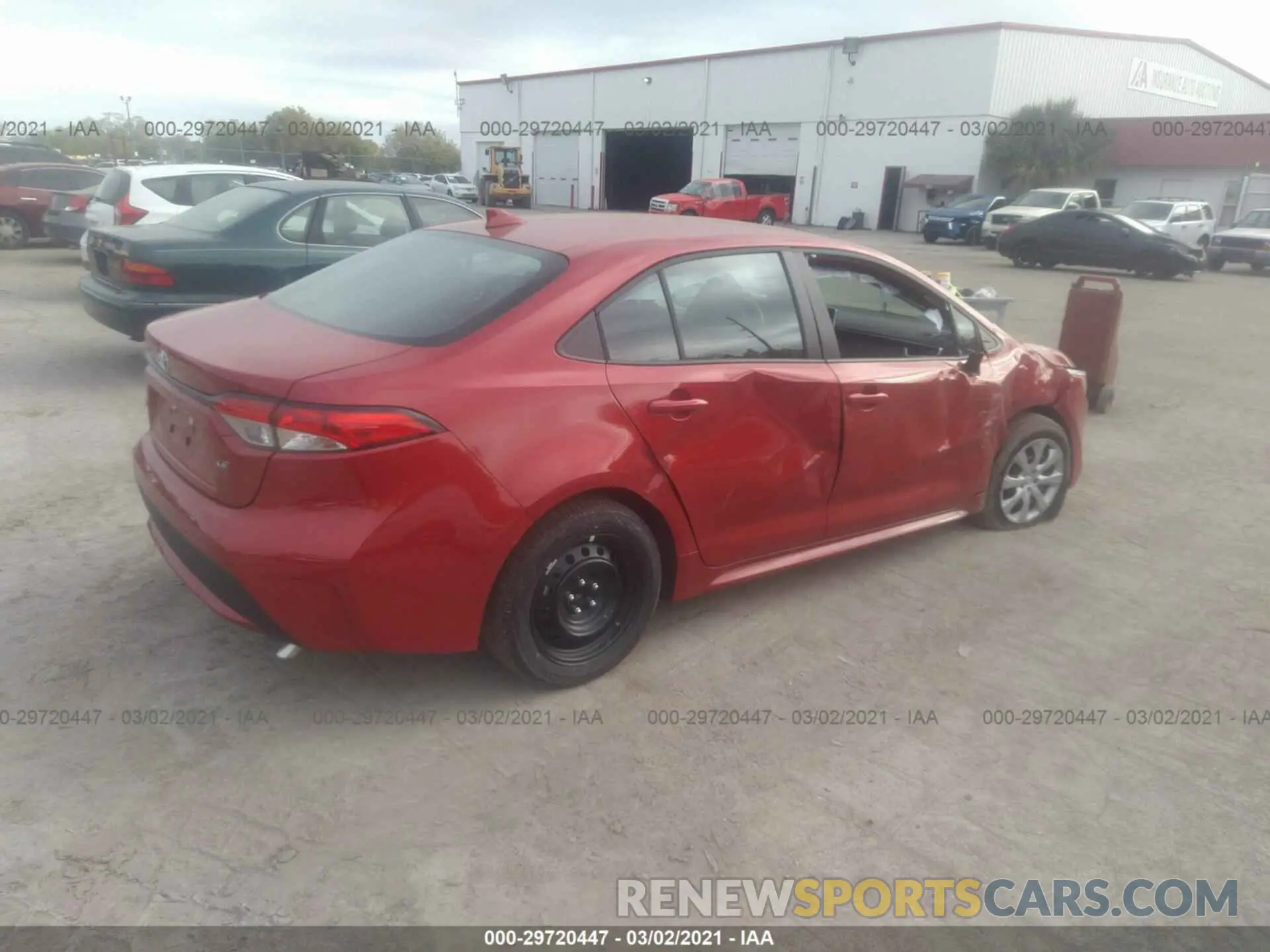 4 Photograph of a damaged car 5YFEPMAE8MP202616 TOYOTA COROLLA 2021