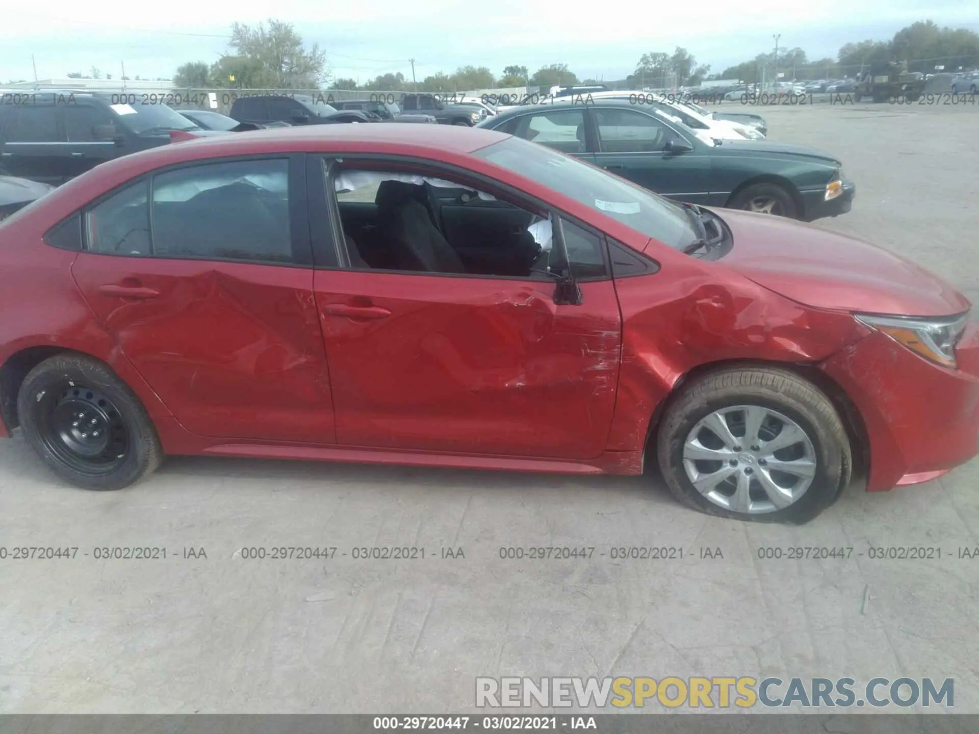 6 Photograph of a damaged car 5YFEPMAE8MP202616 TOYOTA COROLLA 2021