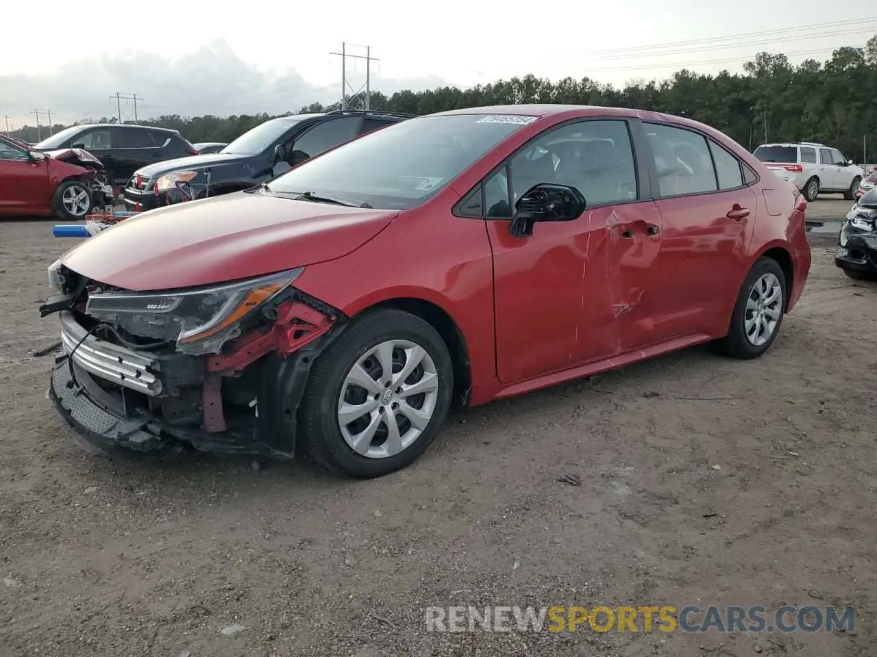 1 Photograph of a damaged car 5YFEPMAE8MP203023 TOYOTA COROLLA 2021