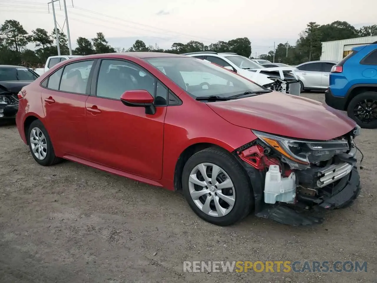4 Photograph of a damaged car 5YFEPMAE8MP203023 TOYOTA COROLLA 2021