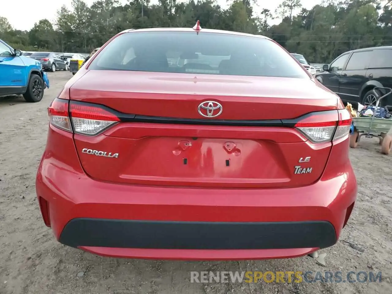 6 Photograph of a damaged car 5YFEPMAE8MP203023 TOYOTA COROLLA 2021