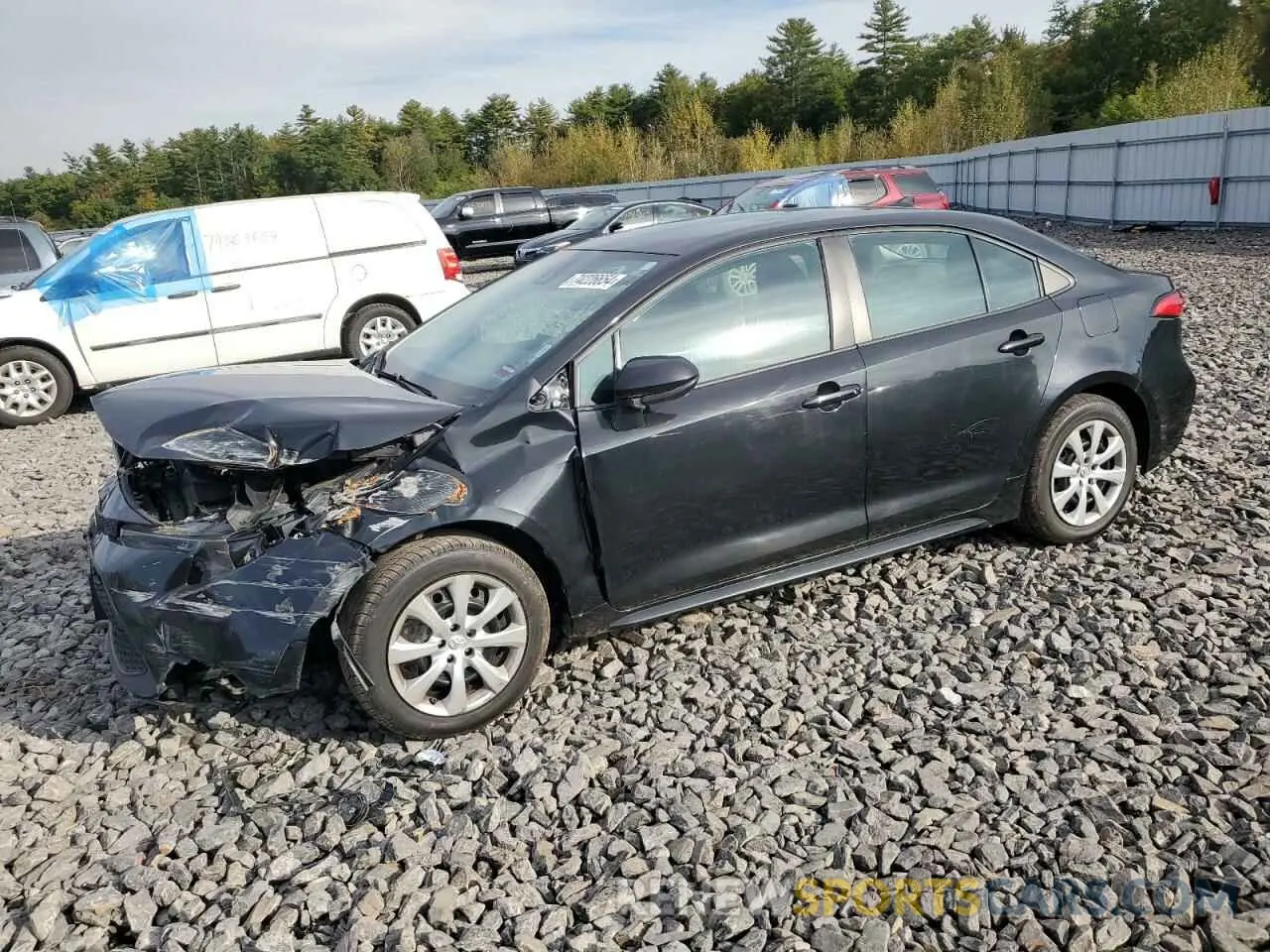 1 Photograph of a damaged car 5YFEPMAE8MP203247 TOYOTA COROLLA 2021