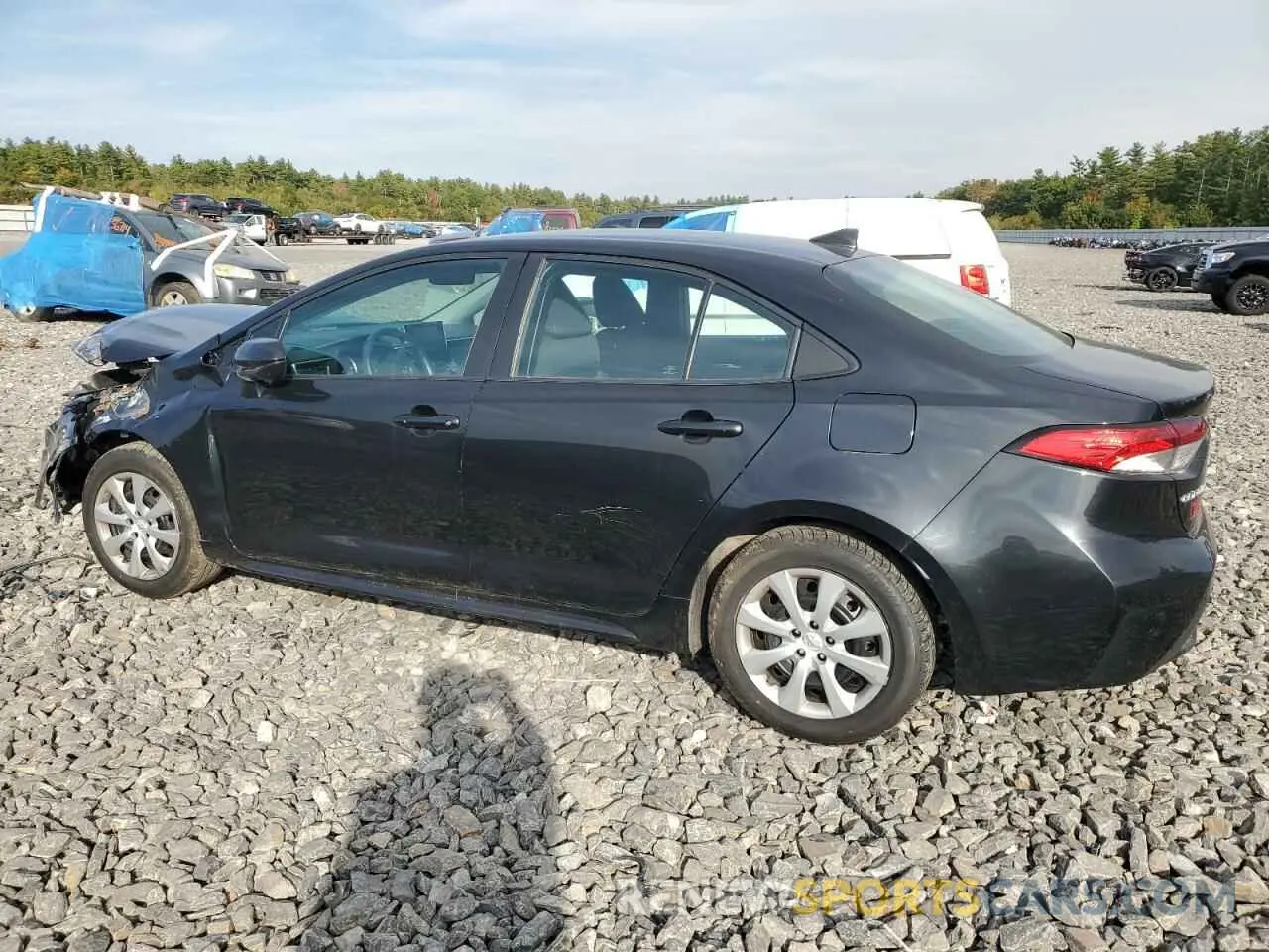 2 Photograph of a damaged car 5YFEPMAE8MP203247 TOYOTA COROLLA 2021