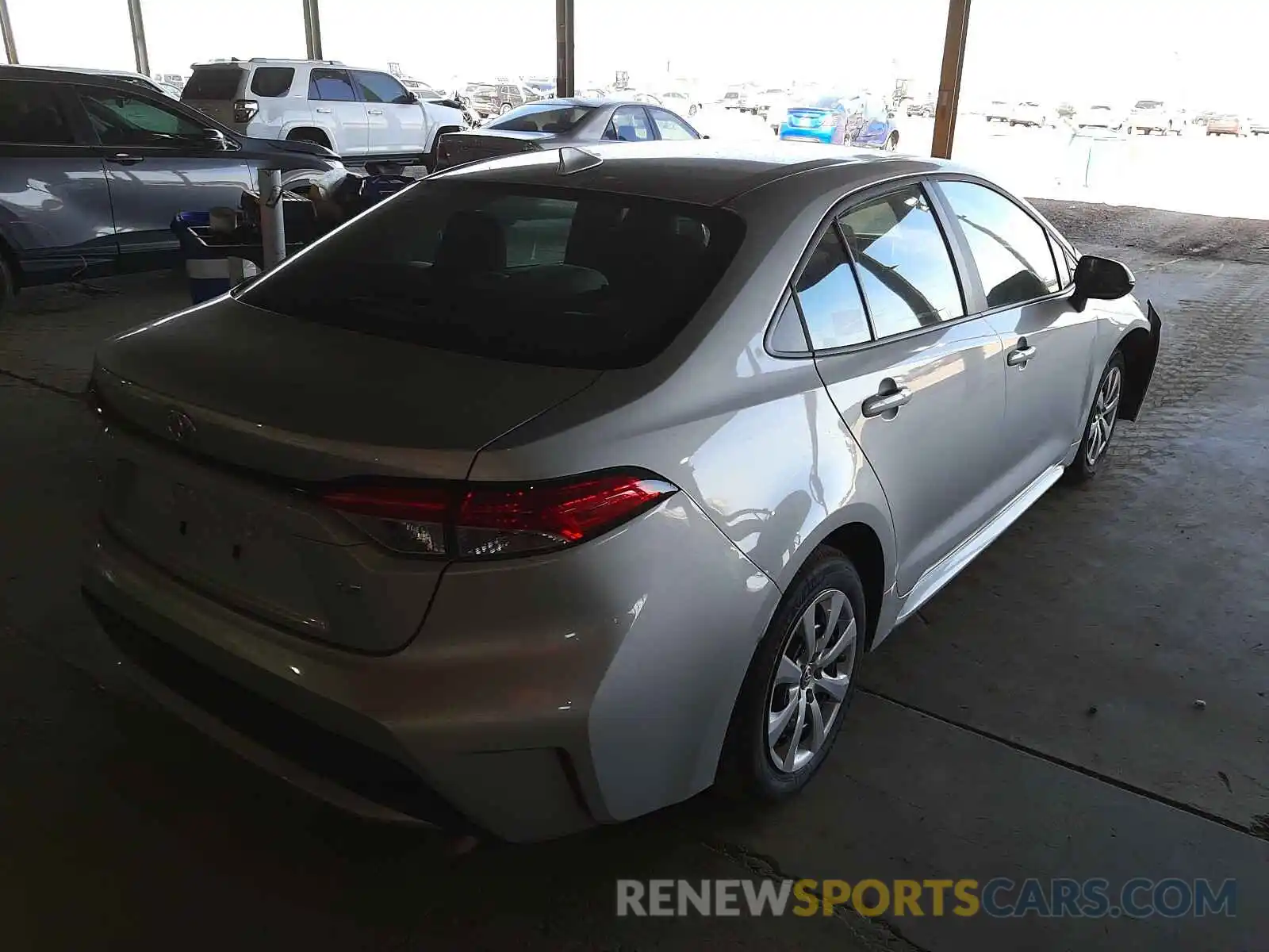 4 Photograph of a damaged car 5YFEPMAE8MP204513 TOYOTA COROLLA 2021