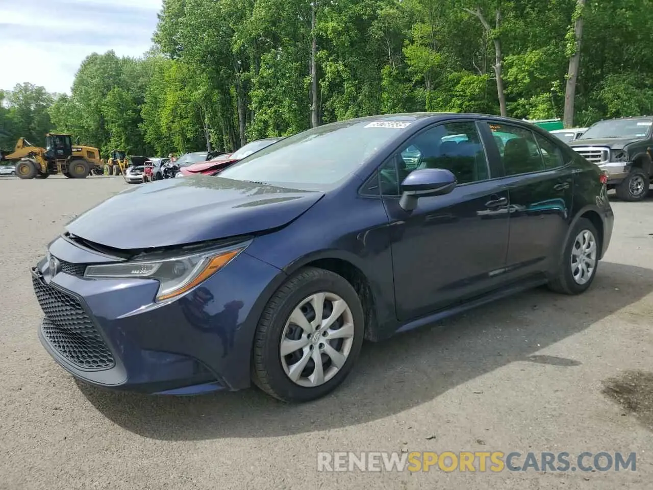 1 Photograph of a damaged car 5YFEPMAE8MP205029 TOYOTA COROLLA 2021