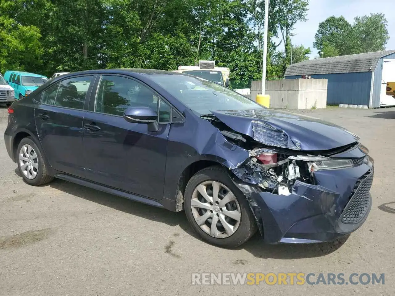 4 Photograph of a damaged car 5YFEPMAE8MP205029 TOYOTA COROLLA 2021