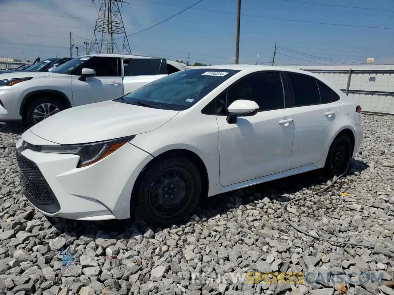 1 Photograph of a damaged car 5YFEPMAE8MP206827 TOYOTA COROLLA 2021