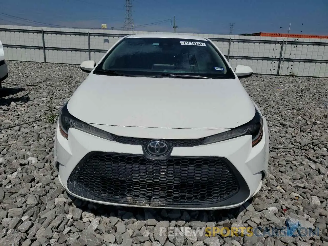 5 Photograph of a damaged car 5YFEPMAE8MP206827 TOYOTA COROLLA 2021
