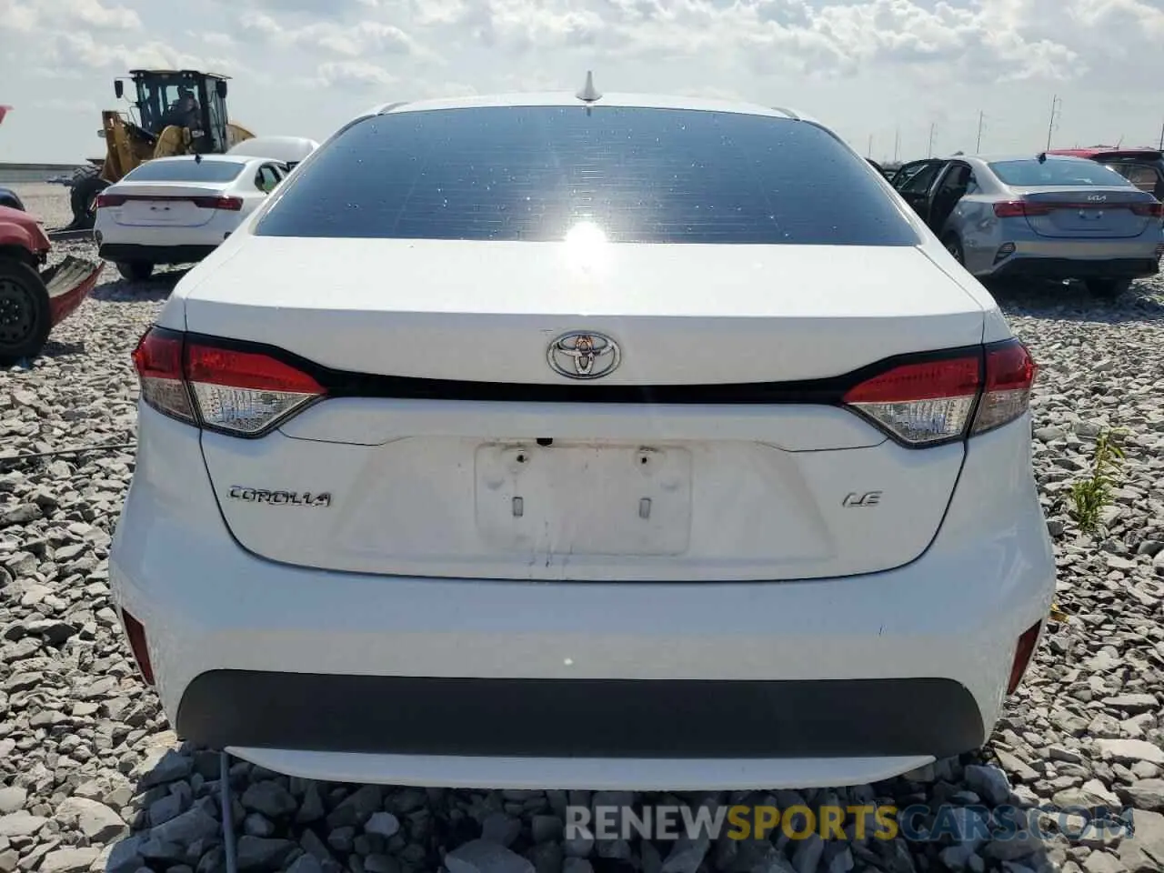 6 Photograph of a damaged car 5YFEPMAE8MP206827 TOYOTA COROLLA 2021