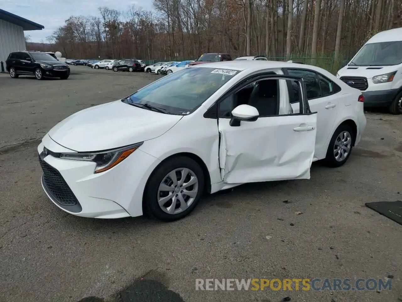 1 Photograph of a damaged car 5YFEPMAE8MP217830 TOYOTA COROLLA 2021