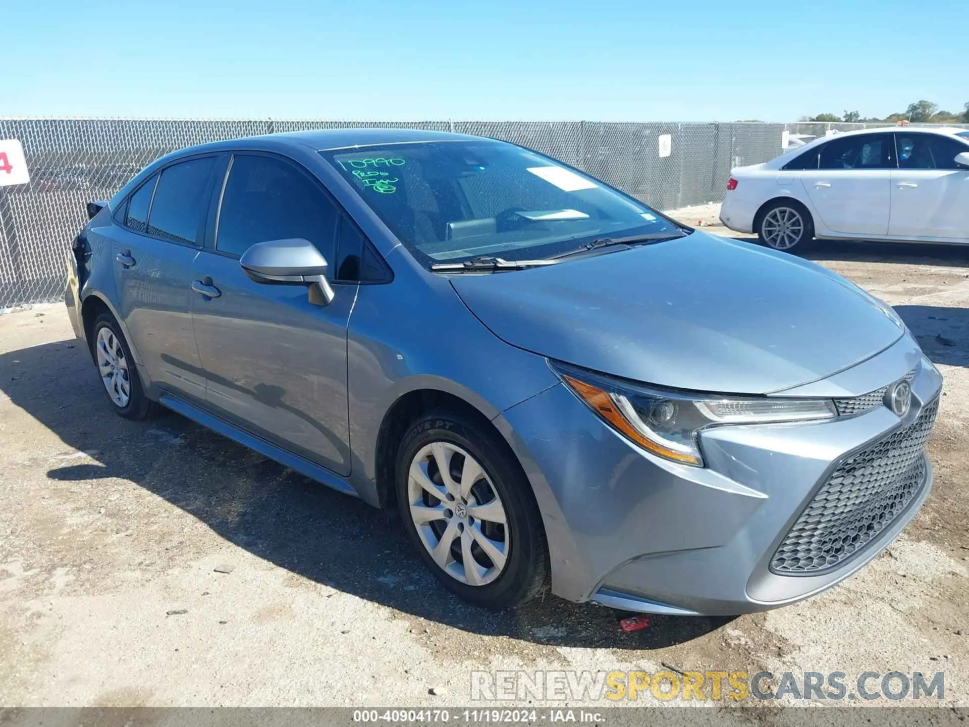 1 Photograph of a damaged car 5YFEPMAE8MP219089 TOYOTA COROLLA 2021