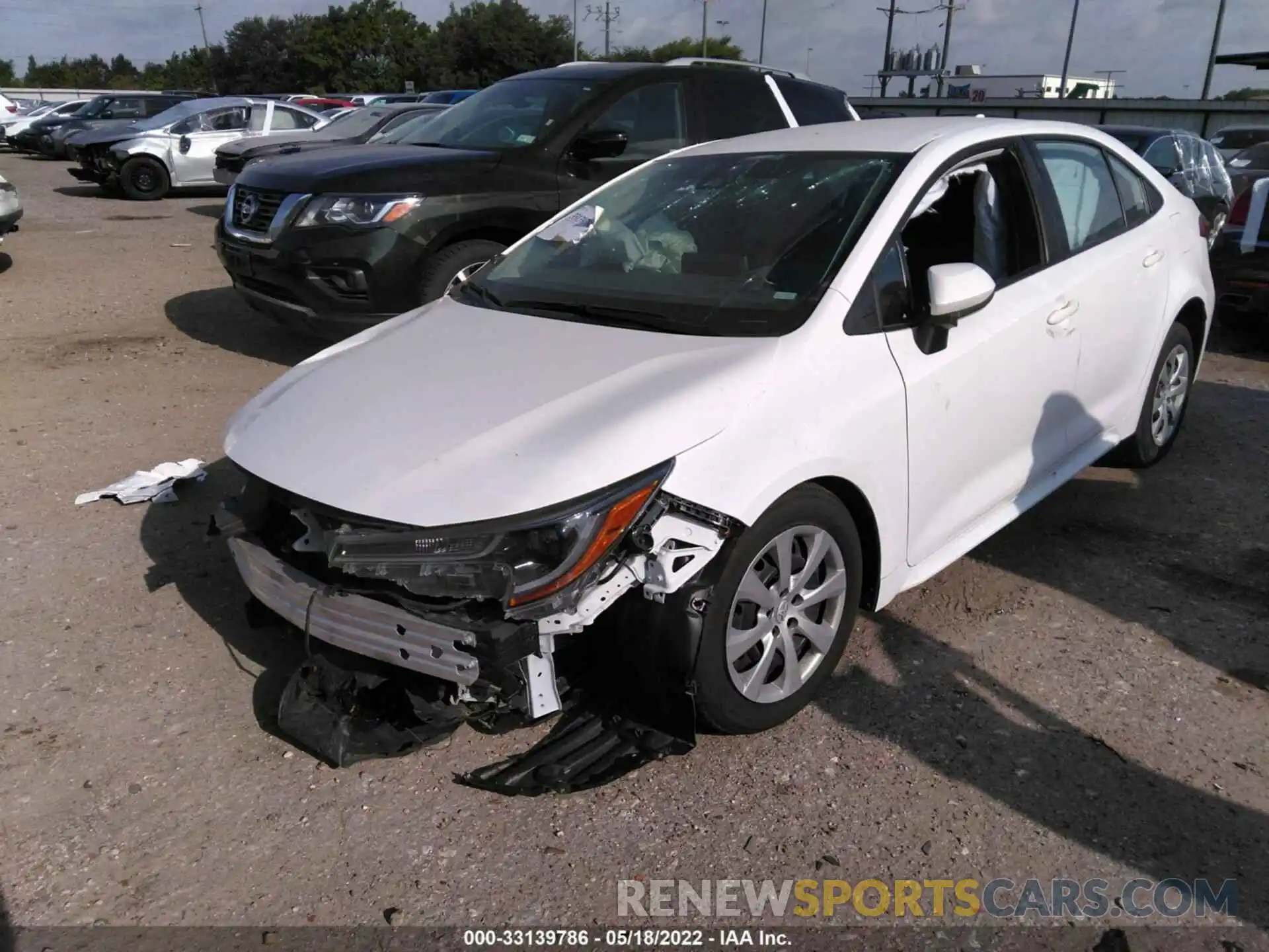 2 Photograph of a damaged car 5YFEPMAE8MP219626 TOYOTA COROLLA 2021