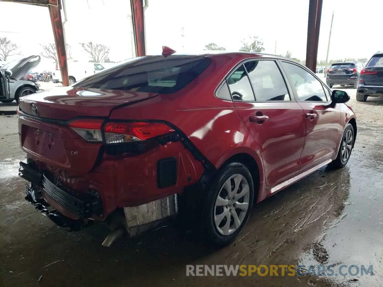 3 Photograph of a damaged car 5YFEPMAE8MP220825 TOYOTA COROLLA 2021