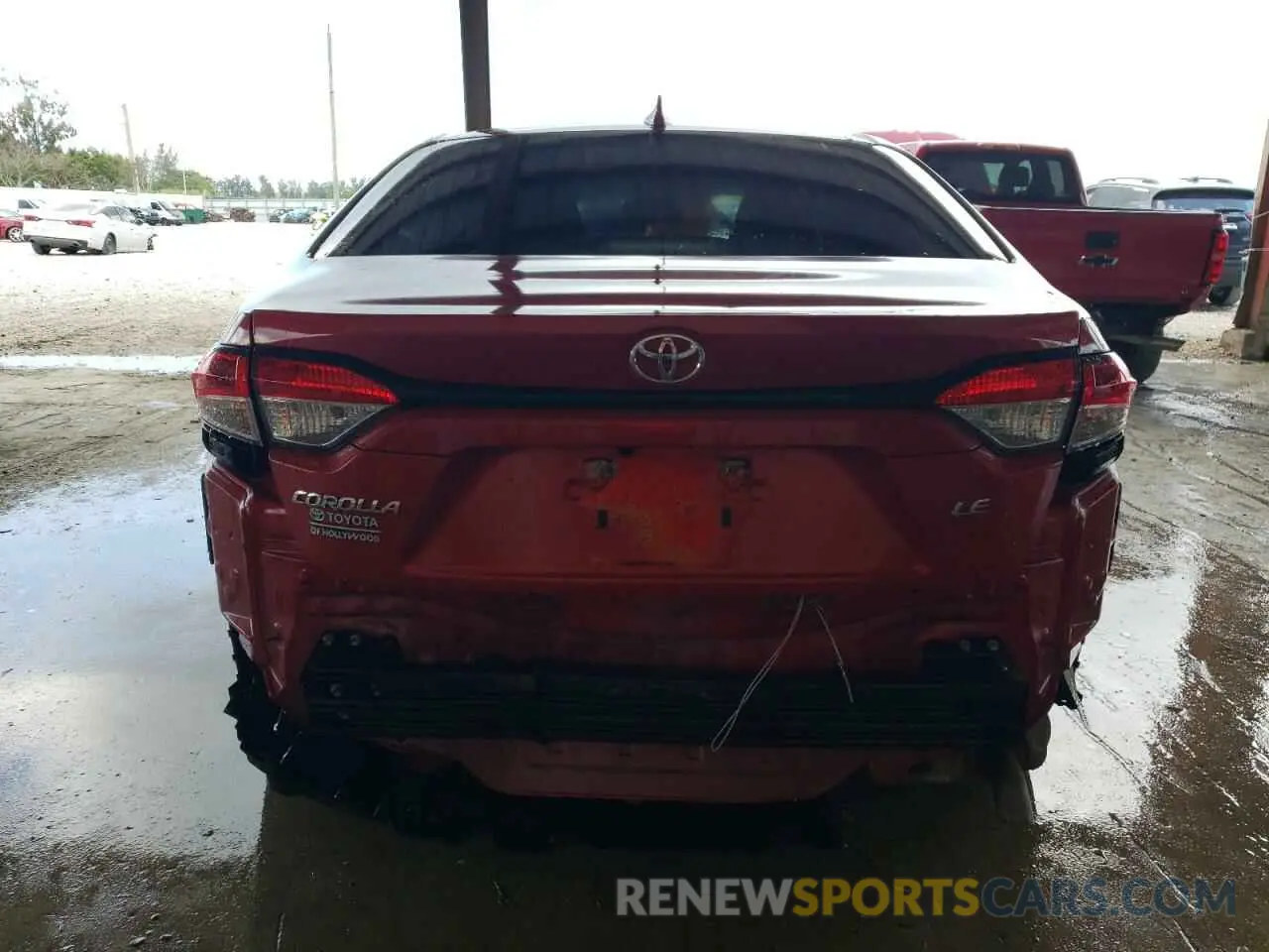 6 Photograph of a damaged car 5YFEPMAE8MP220825 TOYOTA COROLLA 2021