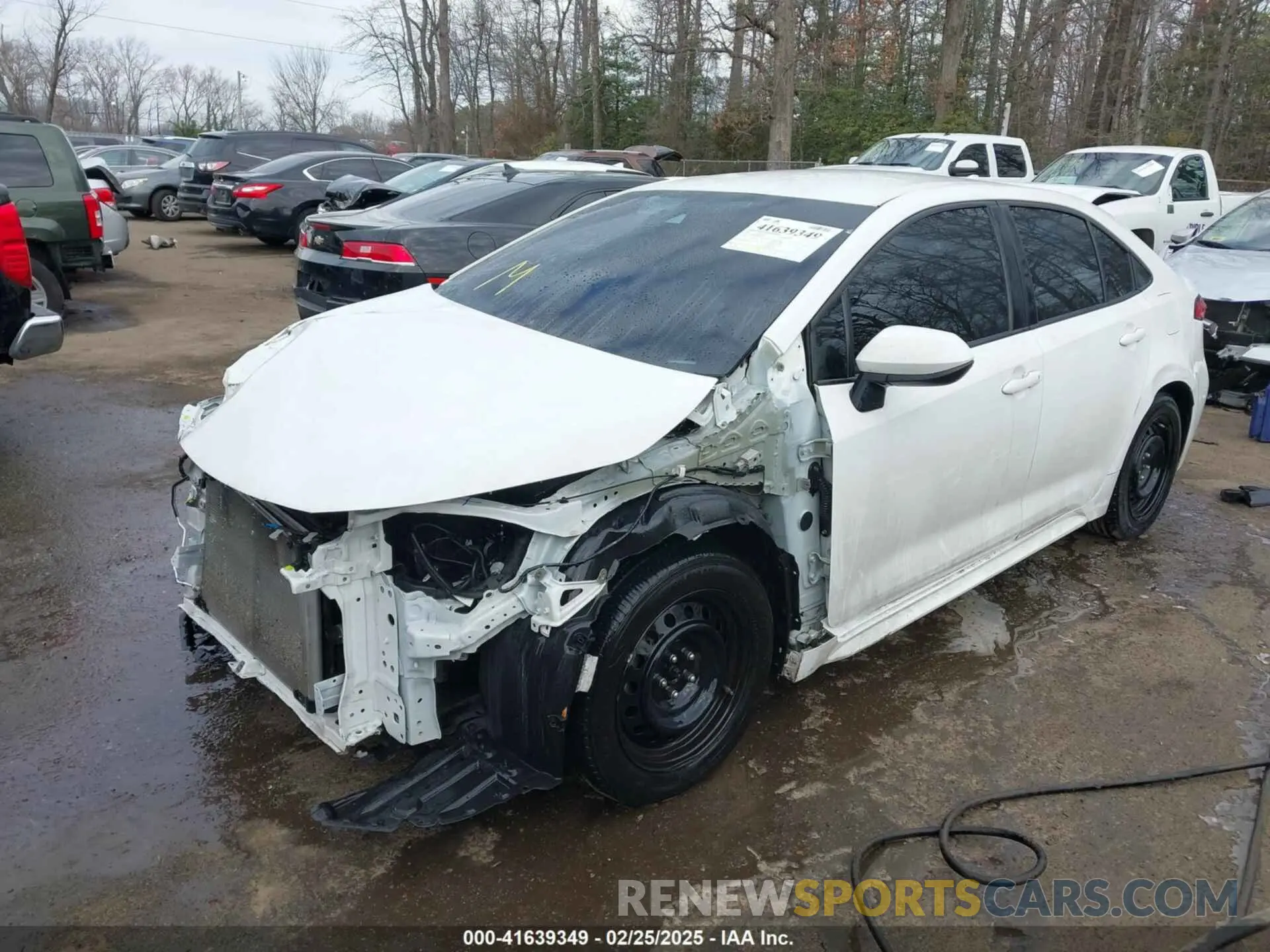 2 Photograph of a damaged car 5YFEPMAE8MP222820 TOYOTA COROLLA 2021