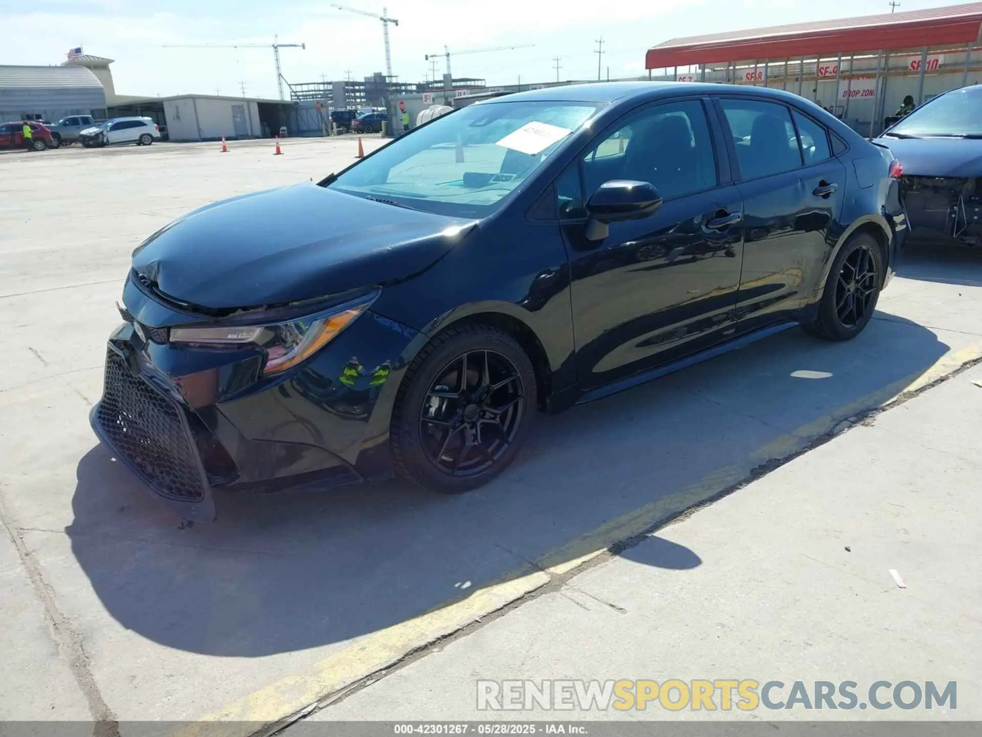 2 Photograph of a damaged car 5YFEPMAE8MP223191 TOYOTA COROLLA 2021