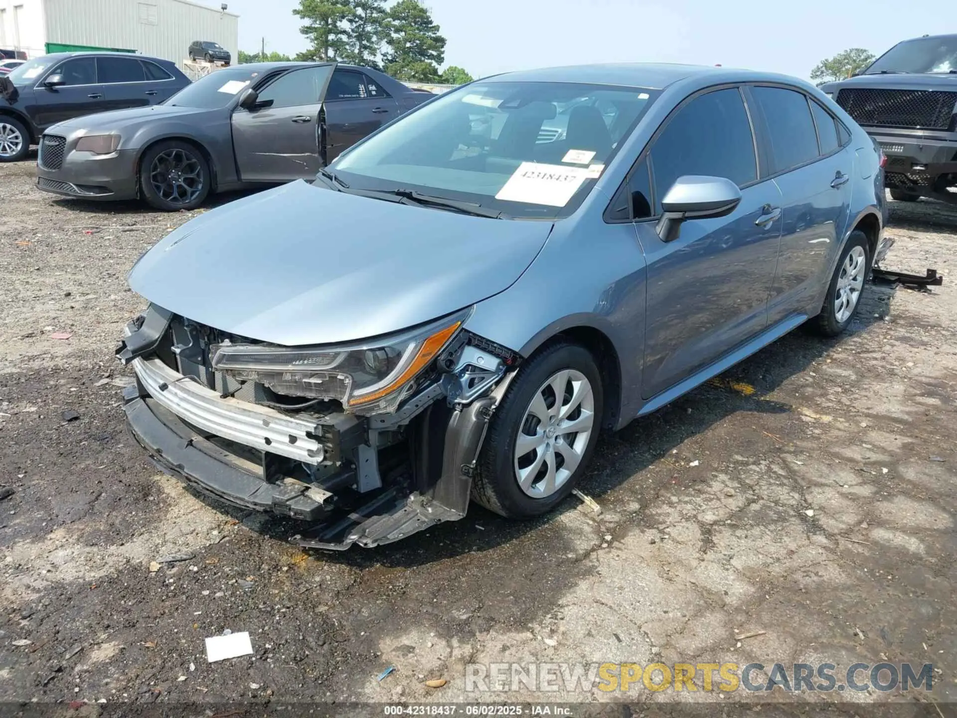 2 Photograph of a damaged car 5YFEPMAE8MP225491 TOYOTA COROLLA 2021