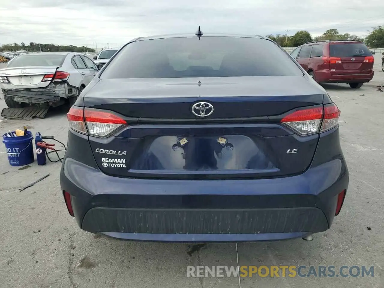 6 Photograph of a damaged car 5YFEPMAE8MP228536 TOYOTA COROLLA 2021