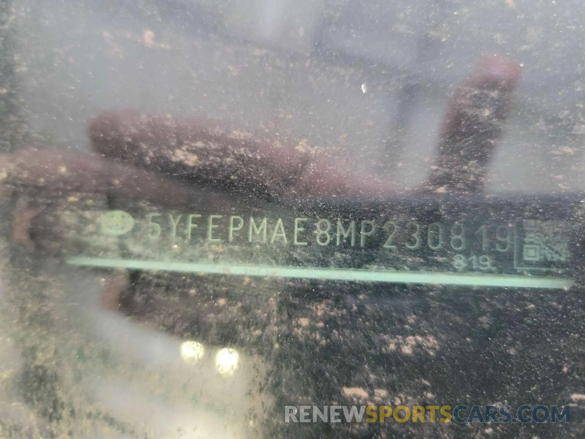 10 Photograph of a damaged car 5YFEPMAE8MP230819 TOYOTA COROLLA 2021