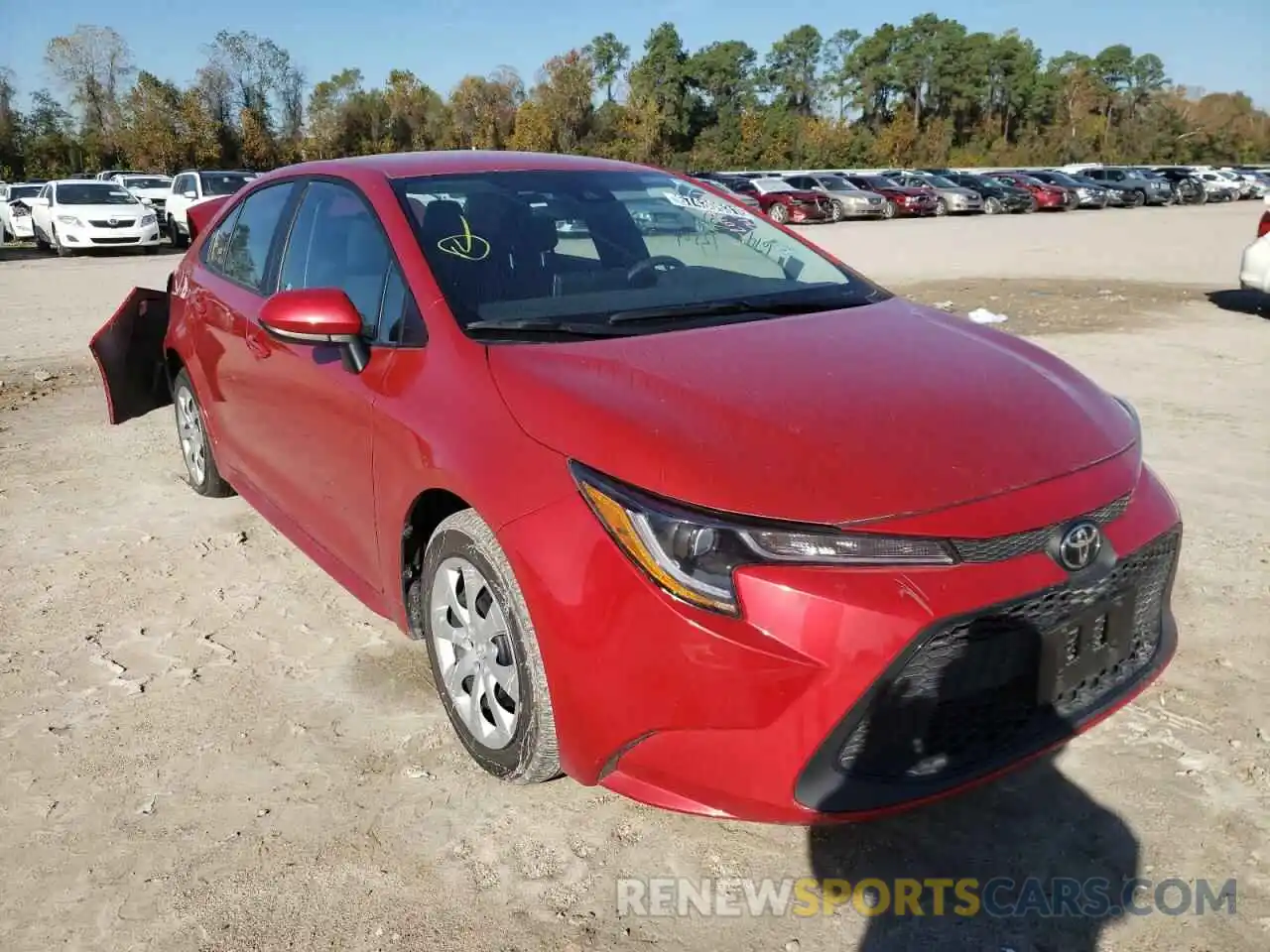 1 Photograph of a damaged car 5YFEPMAE8MP236569 TOYOTA COROLLA 2021