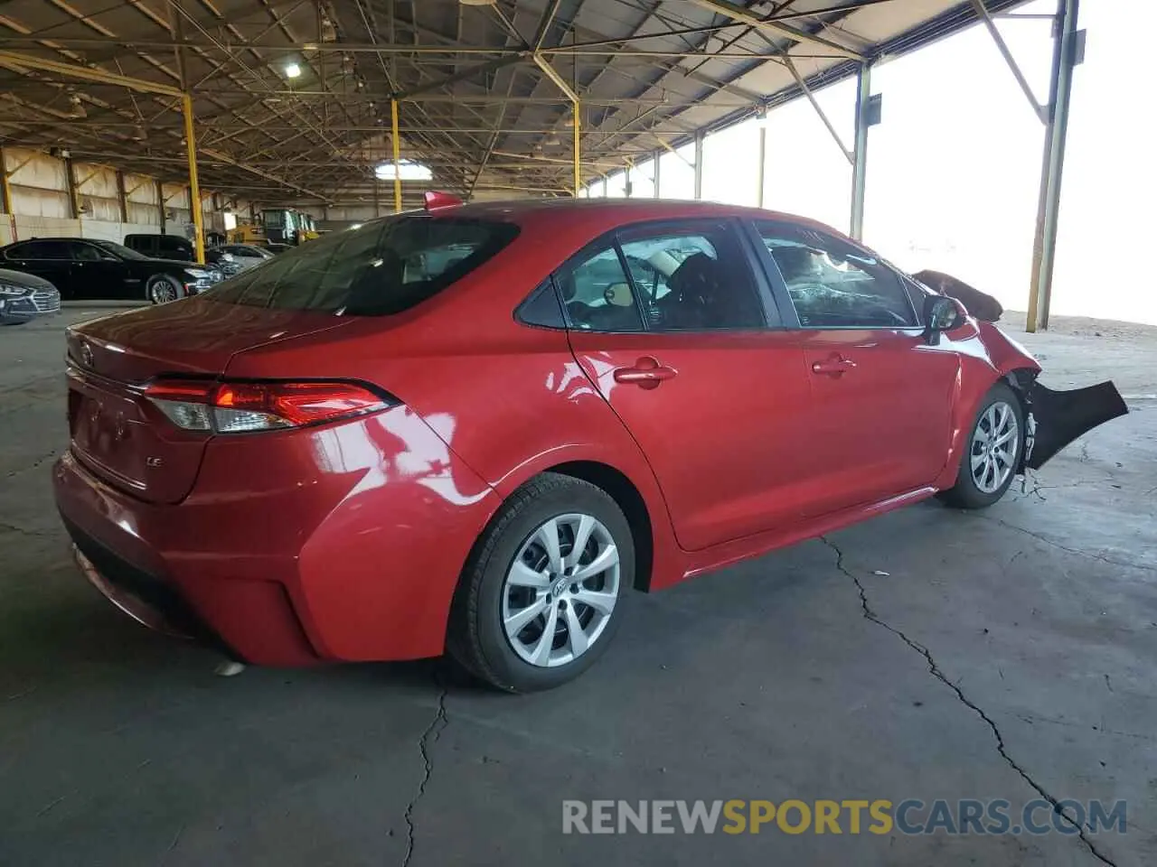 3 Photograph of a damaged car 5YFEPMAE8MP240038 TOYOTA COROLLA 2021