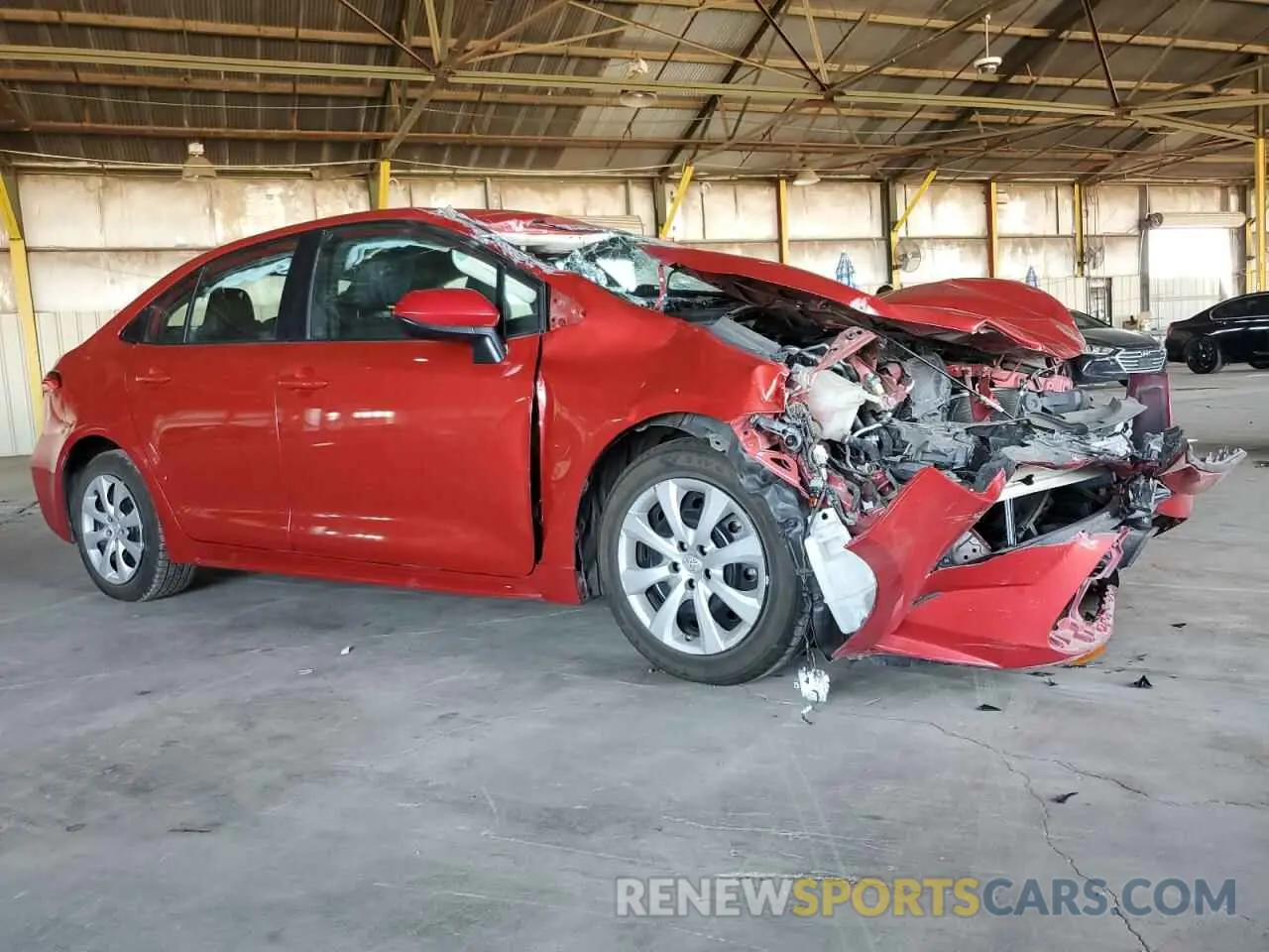 4 Photograph of a damaged car 5YFEPMAE8MP240038 TOYOTA COROLLA 2021