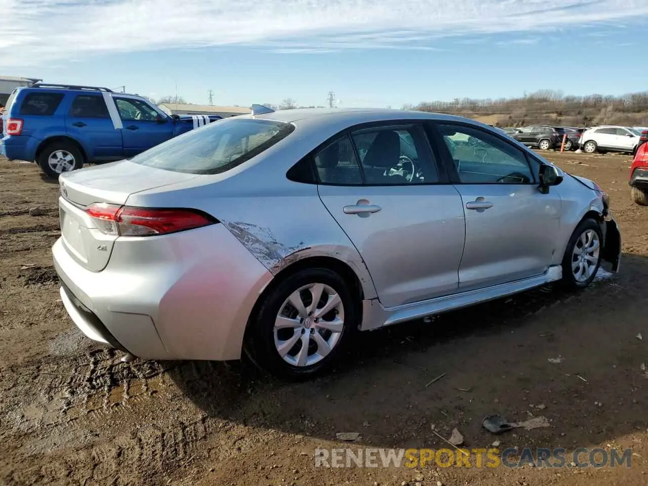 3 Photograph of a damaged car 5YFEPMAE8MP240895 TOYOTA COROLLA 2021