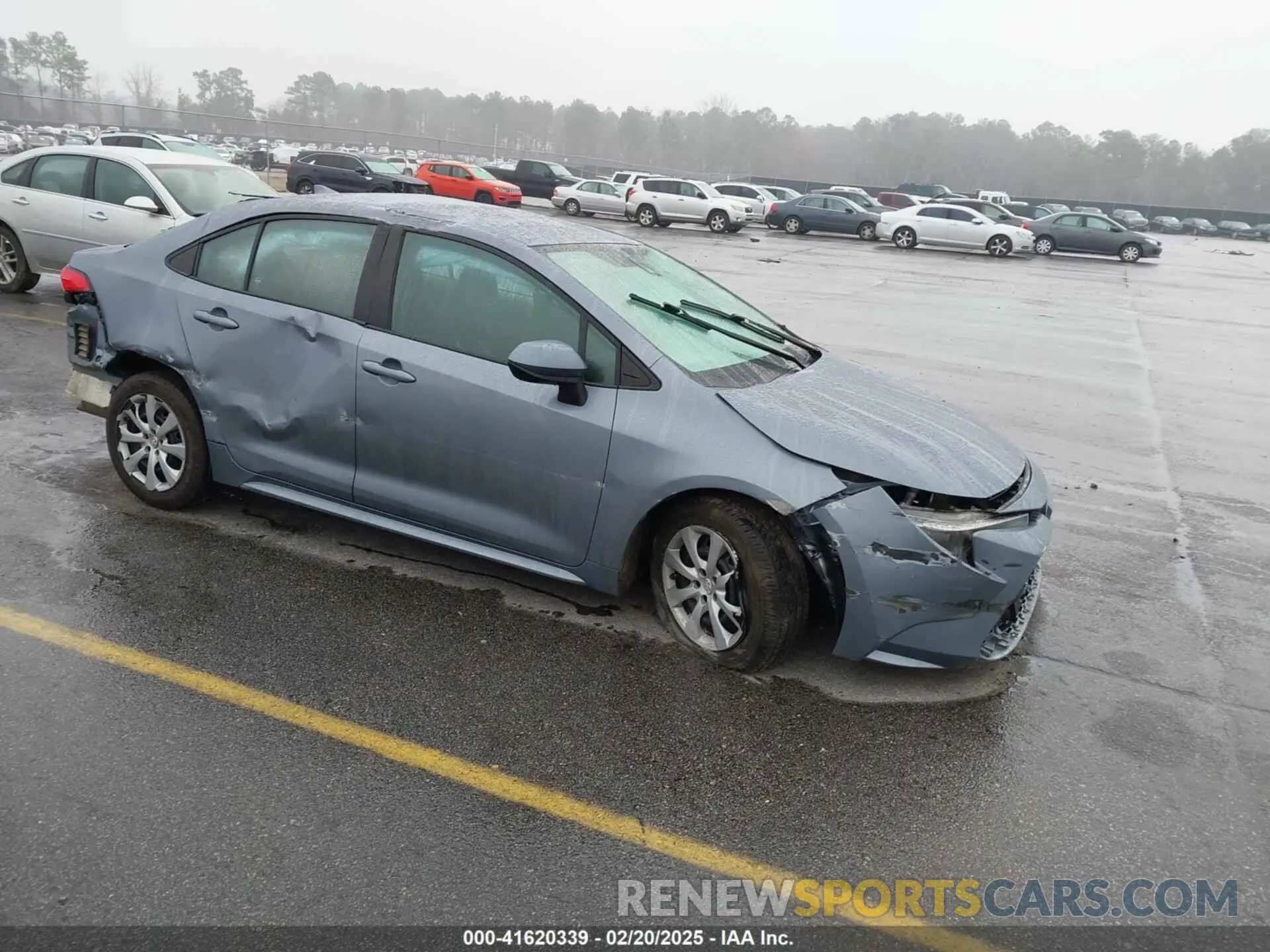 1 Photograph of a damaged car 5YFEPMAE8MP242968 TOYOTA COROLLA 2021