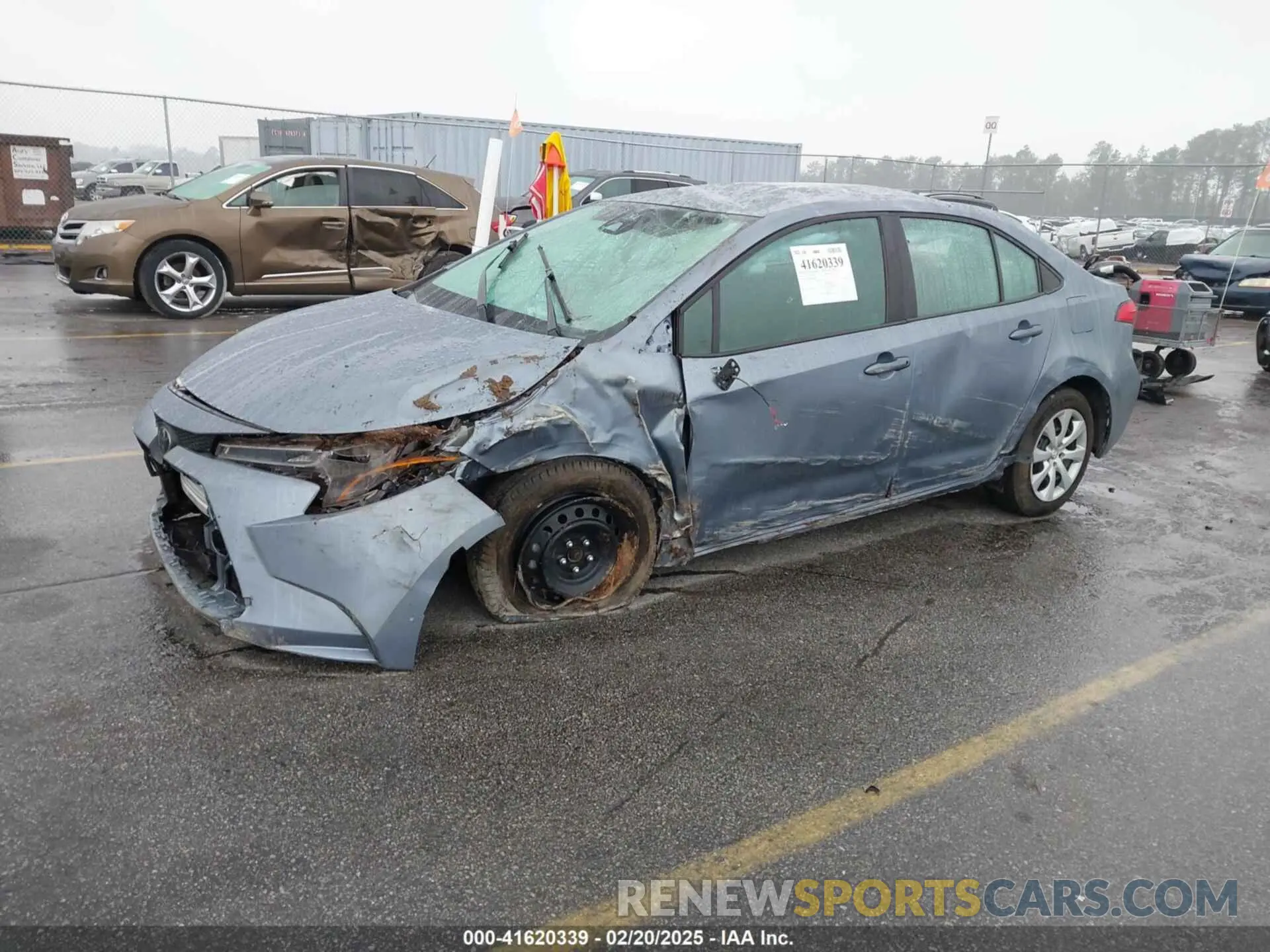 2 Photograph of a damaged car 5YFEPMAE8MP242968 TOYOTA COROLLA 2021