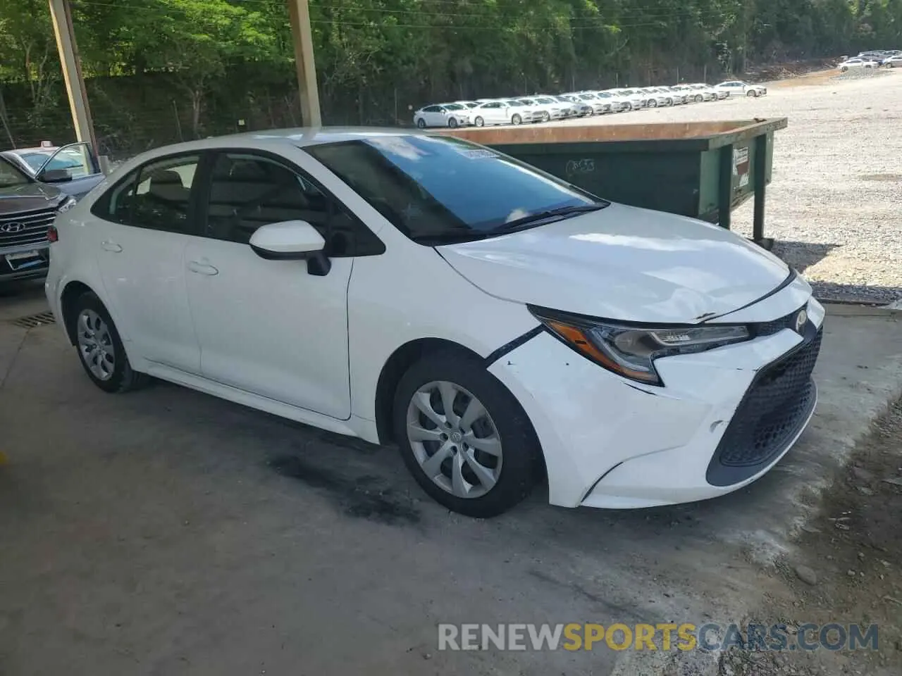 4 Photograph of a damaged car 5YFEPMAE8MP243327 TOYOTA COROLLA 2021