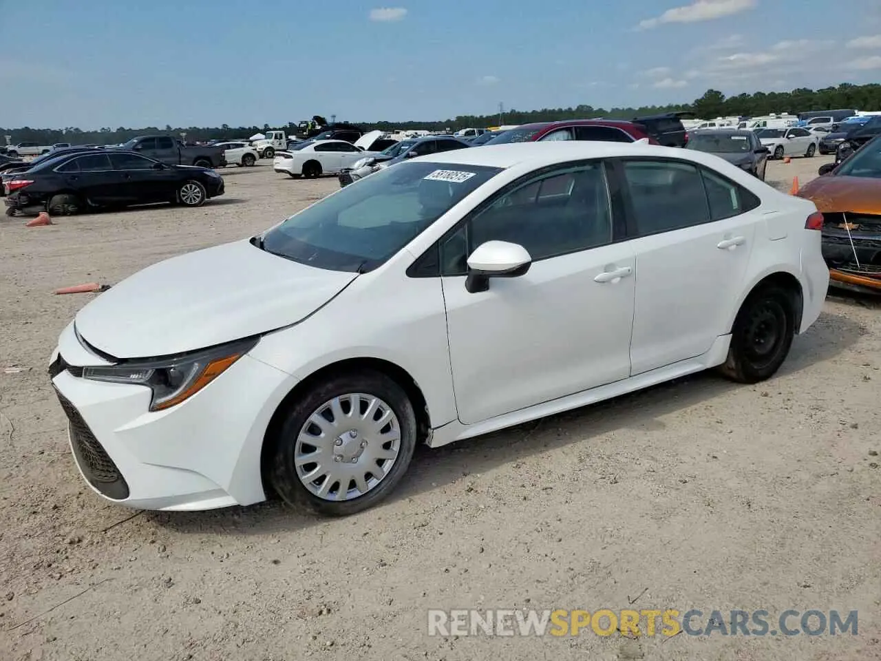 1 Photograph of a damaged car 5YFEPMAE8MP243859 TOYOTA COROLLA 2021