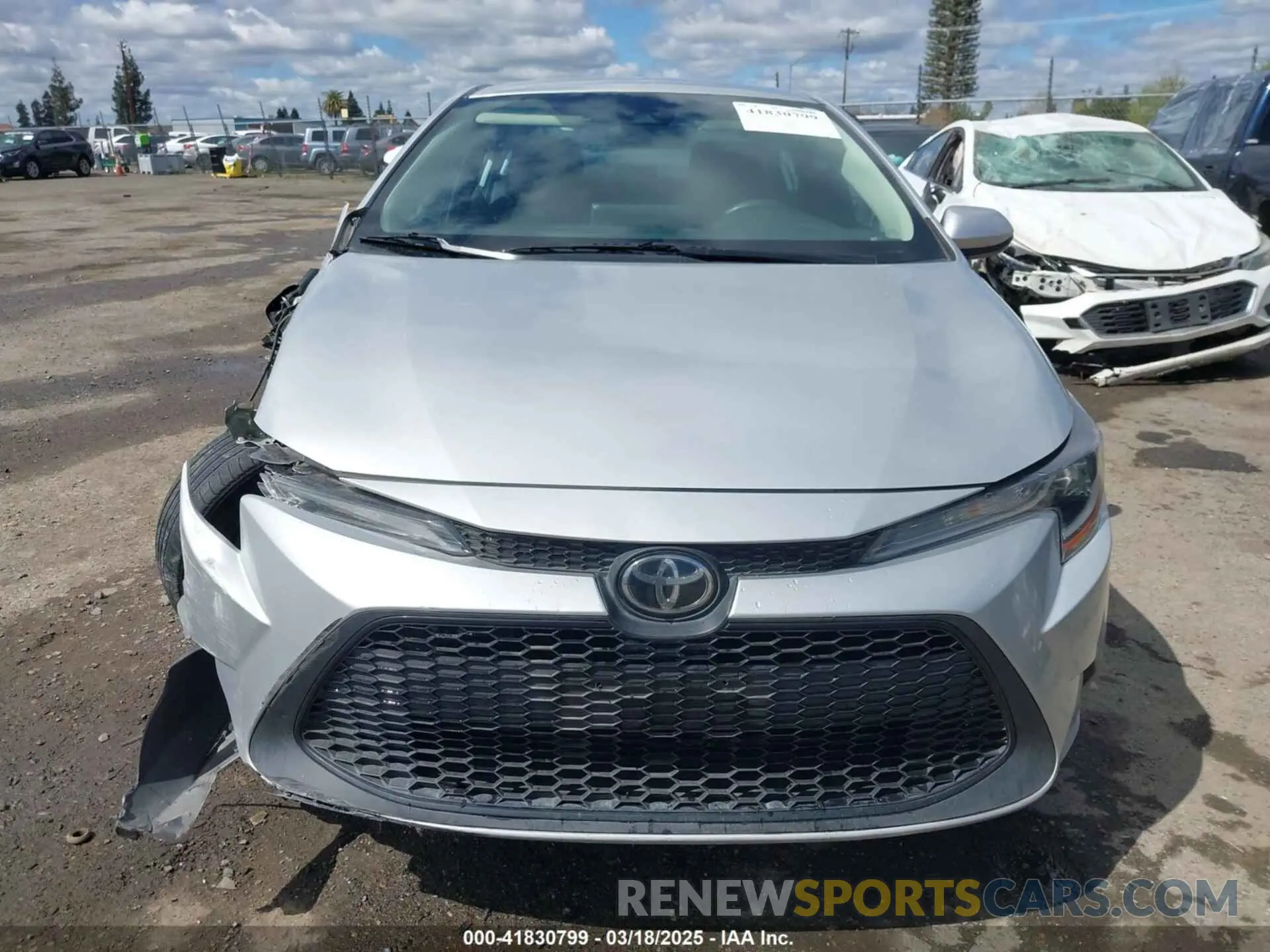 13 Photograph of a damaged car 5YFEPMAE8MP245580 TOYOTA COROLLA 2021