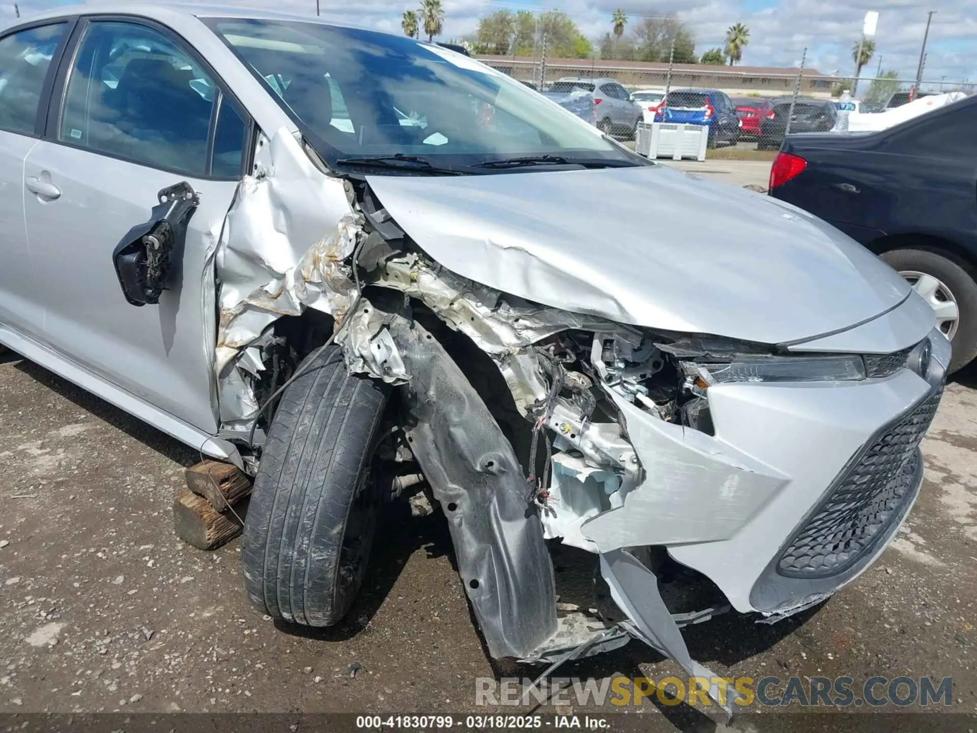 6 Photograph of a damaged car 5YFEPMAE8MP245580 TOYOTA COROLLA 2021