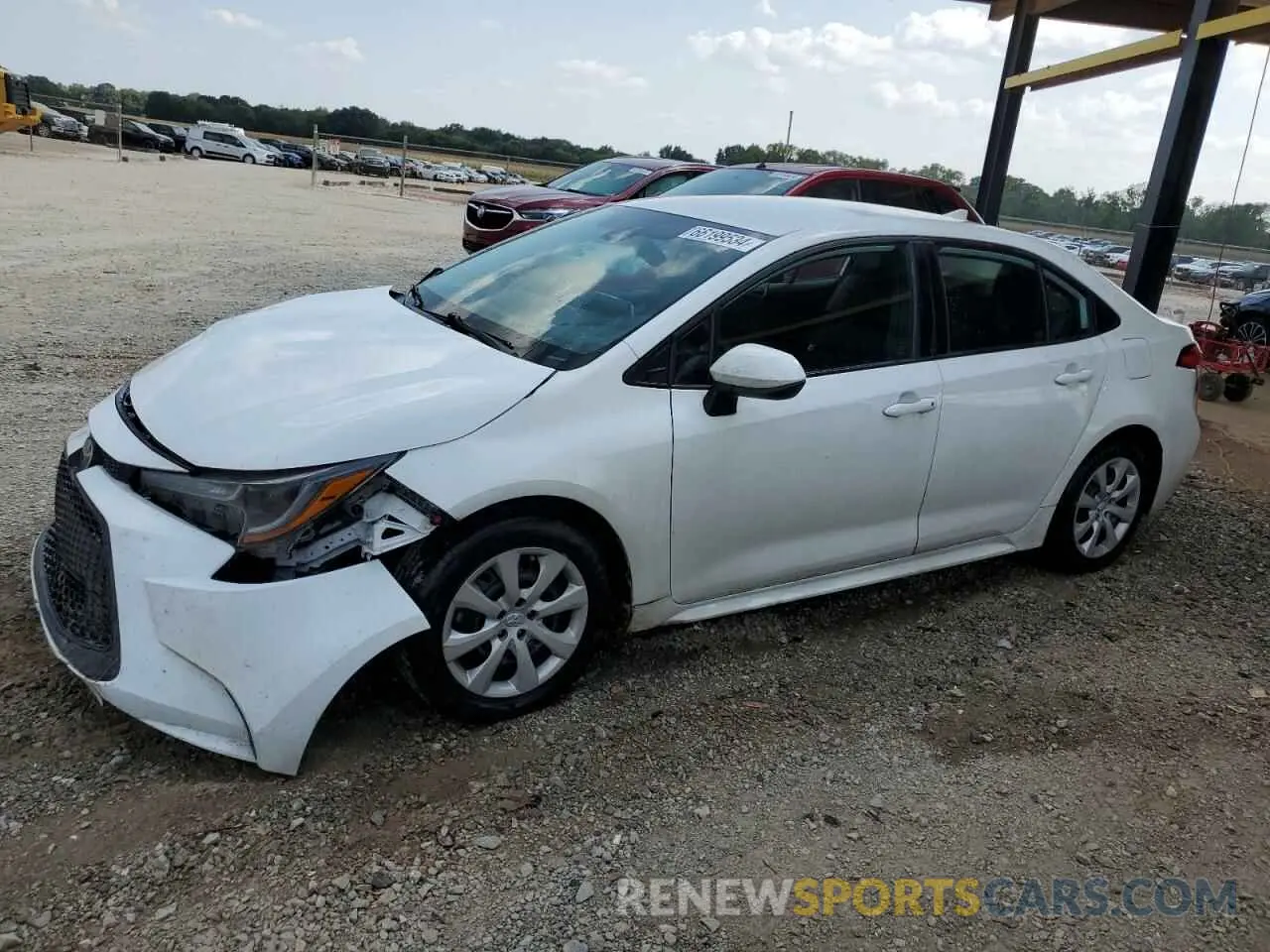 1 Photograph of a damaged car 5YFEPMAE8MP250603 TOYOTA COROLLA 2021