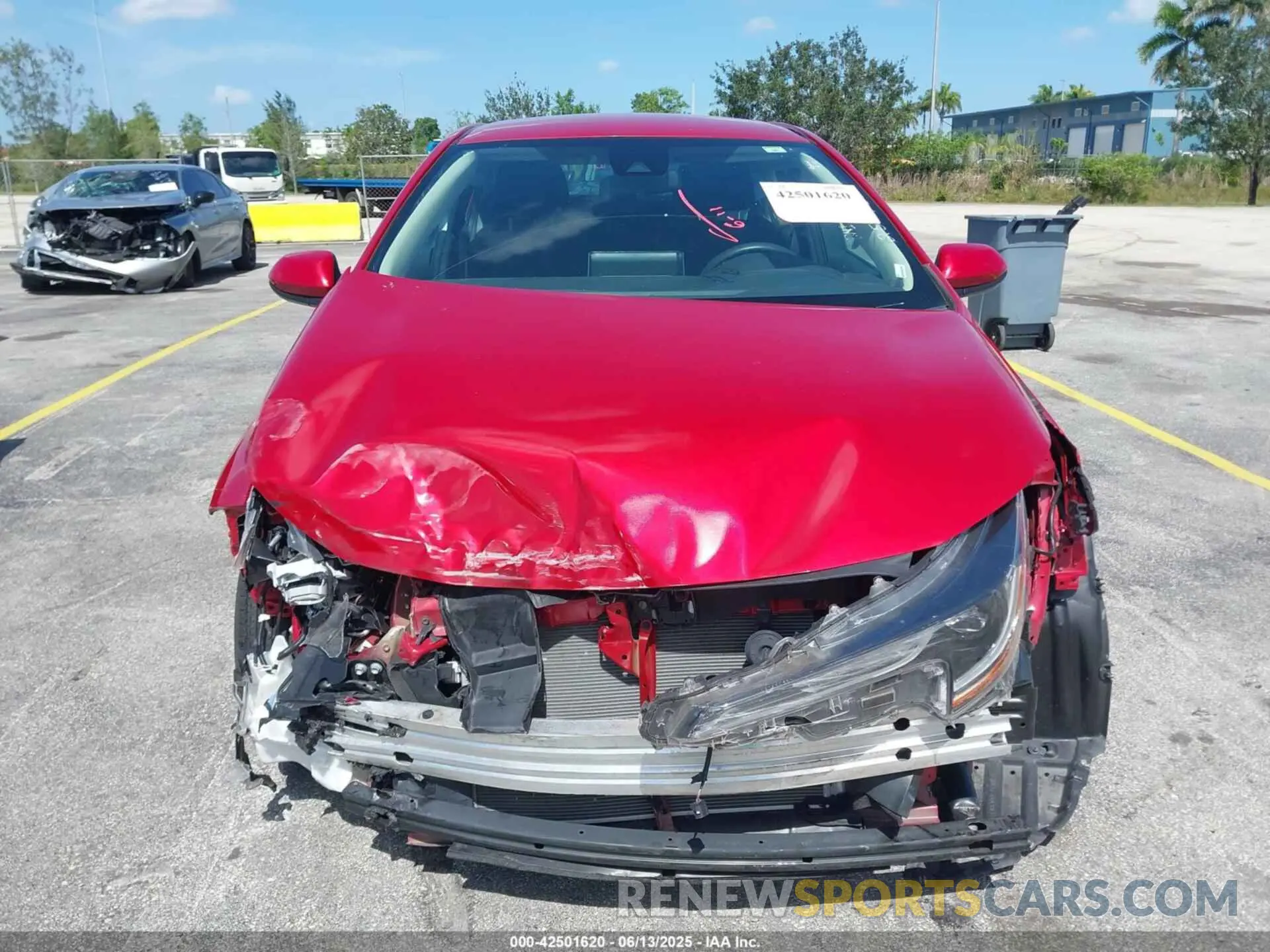 6 Photograph of a damaged car 5YFEPMAE8MP255669 TOYOTA COROLLA 2021