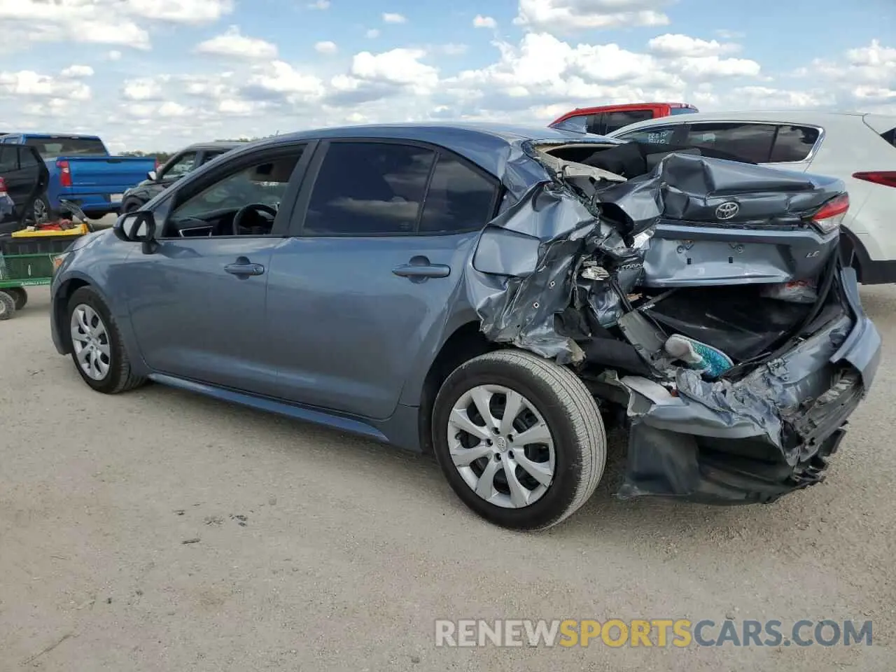 2 Photograph of a damaged car 5YFEPMAE8MP255672 TOYOTA COROLLA 2021