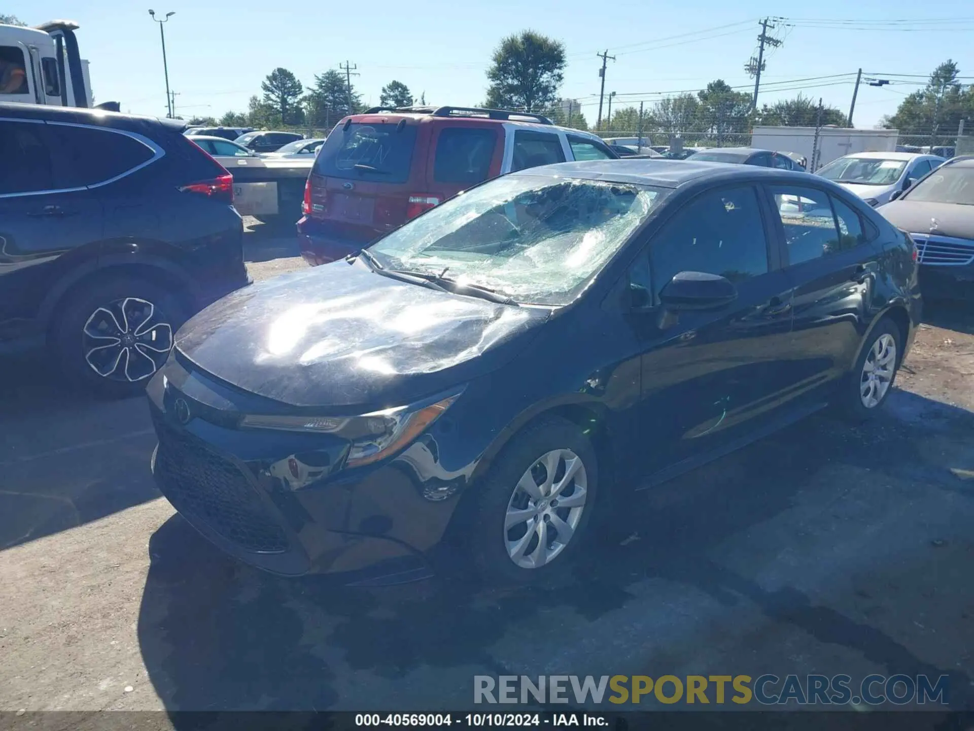 2 Photograph of a damaged car 5YFEPMAE8MP263884 TOYOTA COROLLA 2021