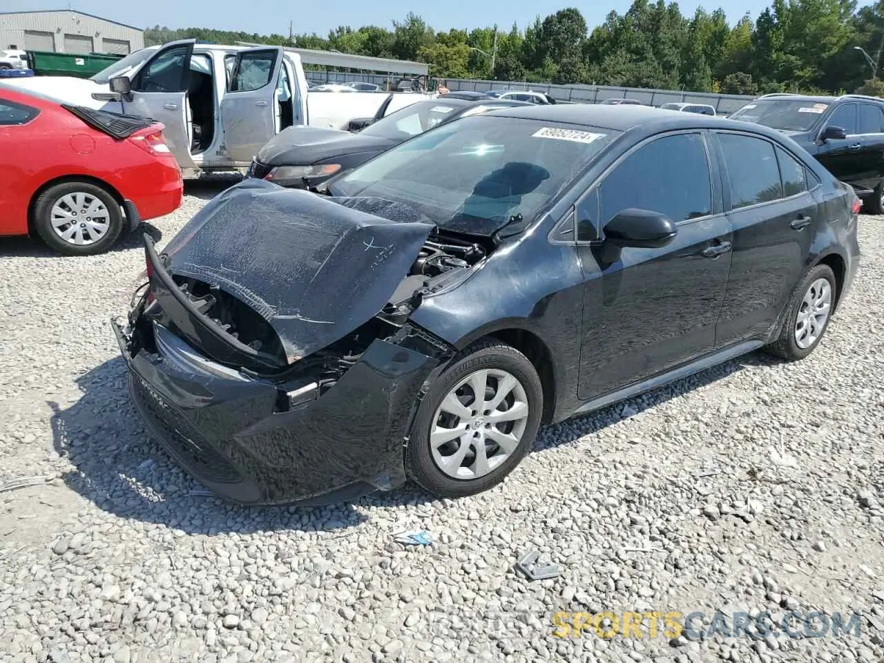1 Photograph of a damaged car 5YFEPMAE8MP270334 TOYOTA COROLLA 2021