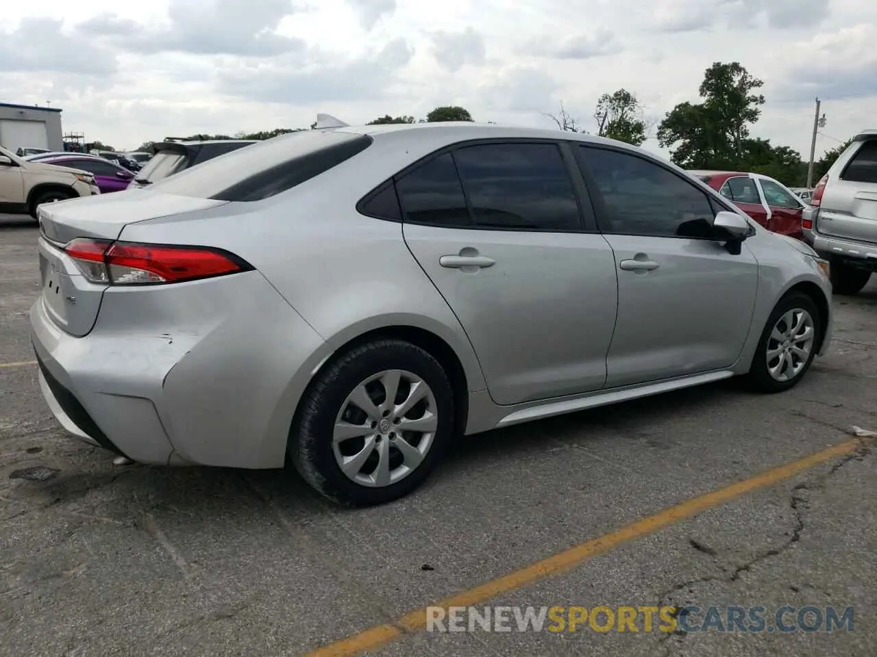 3 Photograph of a damaged car 5YFEPMAE9MP147867 TOYOTA COROLLA 2021