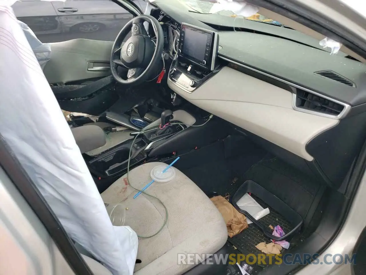 8 Photograph of a damaged car 5YFEPMAE9MP147867 TOYOTA COROLLA 2021
