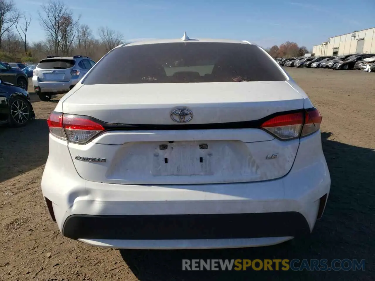 6 Photograph of a damaged car 5YFEPMAE9MP153989 TOYOTA COROLLA 2021