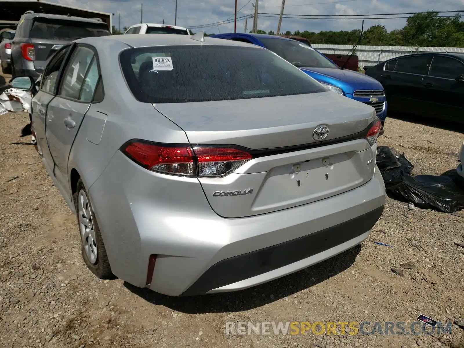 3 Photograph of a damaged car 5YFEPMAE9MP157203 TOYOTA COROLLA 2021