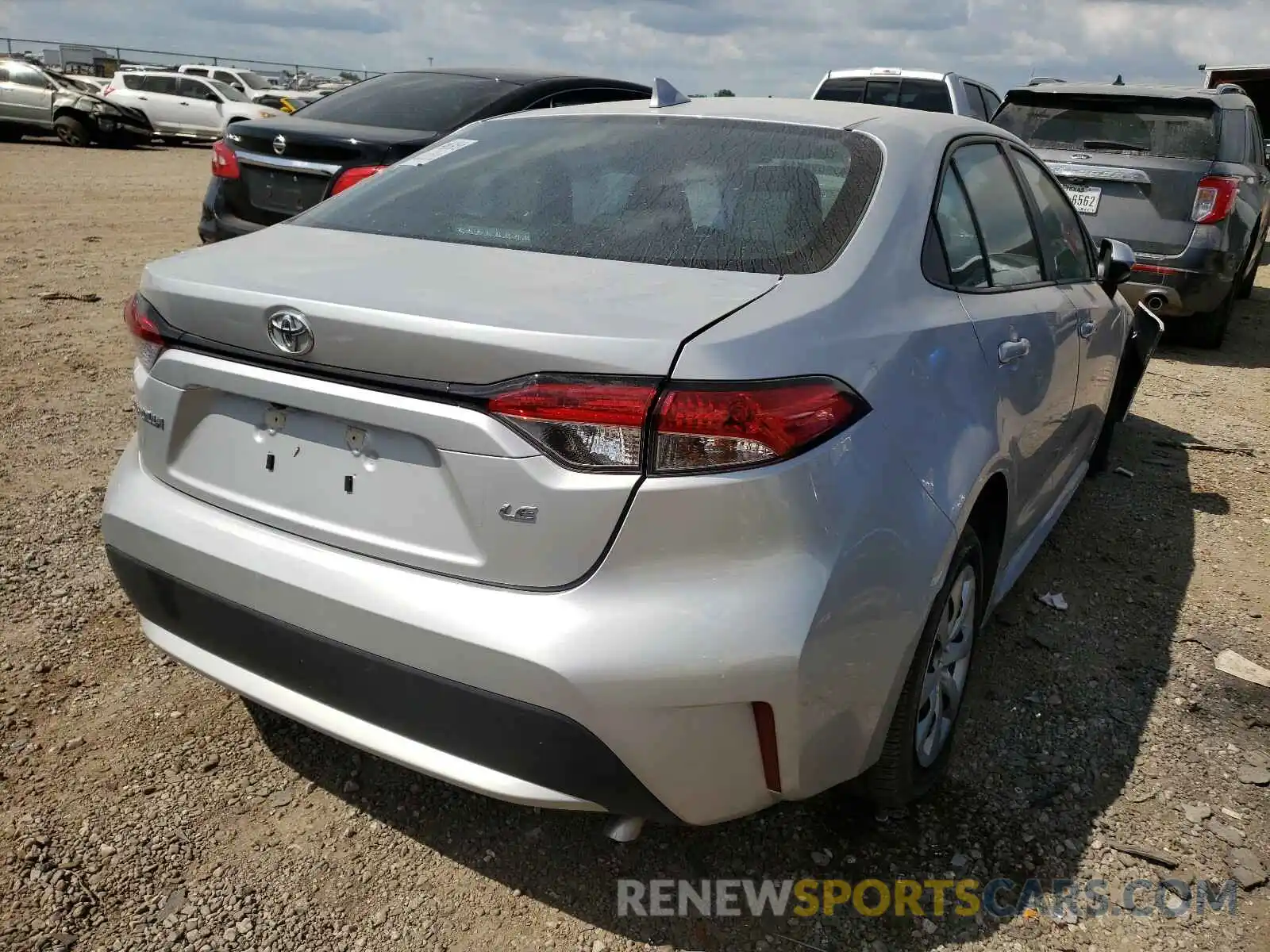 4 Photograph of a damaged car 5YFEPMAE9MP157203 TOYOTA COROLLA 2021