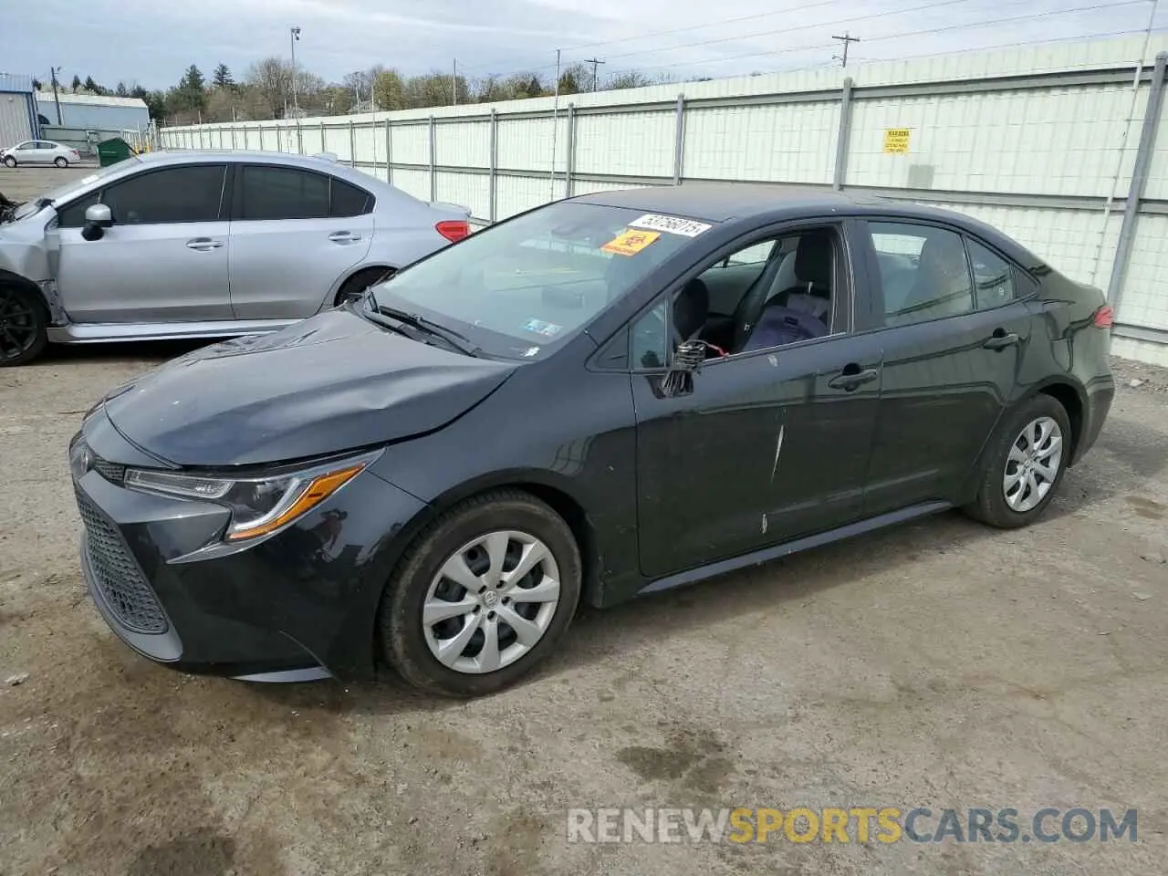 1 Photograph of a damaged car 5YFEPMAE9MP162319 TOYOTA COROLLA 2021