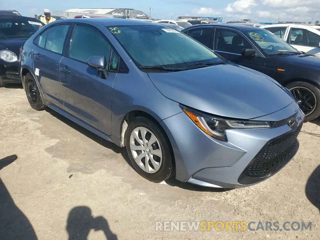 4 Photograph of a damaged car 5YFEPMAE9MP166581 TOYOTA COROLLA 2021