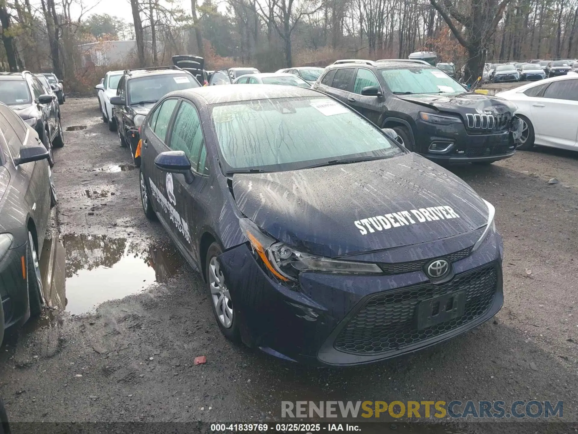 1 Photograph of a damaged car 5YFEPMAE9MP167360 TOYOTA COROLLA 2021