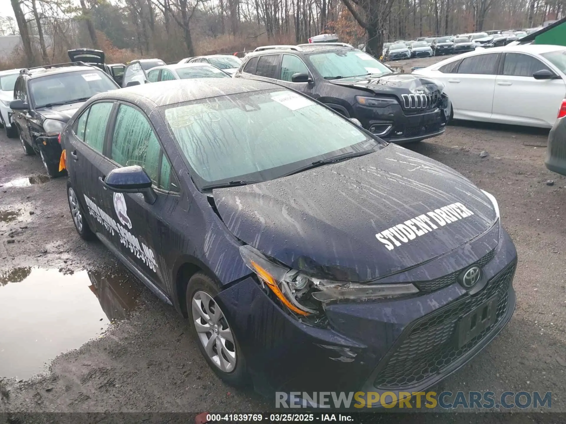 13 Photograph of a damaged car 5YFEPMAE9MP167360 TOYOTA COROLLA 2021