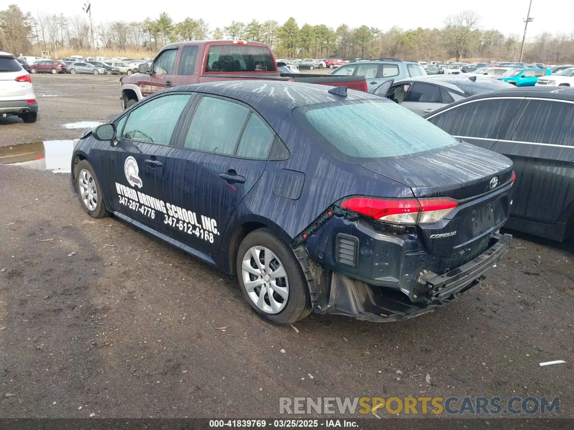 3 Photograph of a damaged car 5YFEPMAE9MP167360 TOYOTA COROLLA 2021